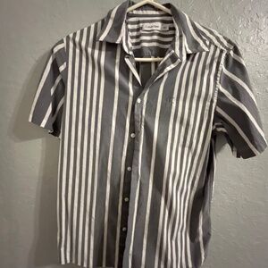 Calvin Klein Stretch Cotton Slim Fit Short Sleeve Shirt